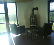 Kaminecke im Atelier-Haus